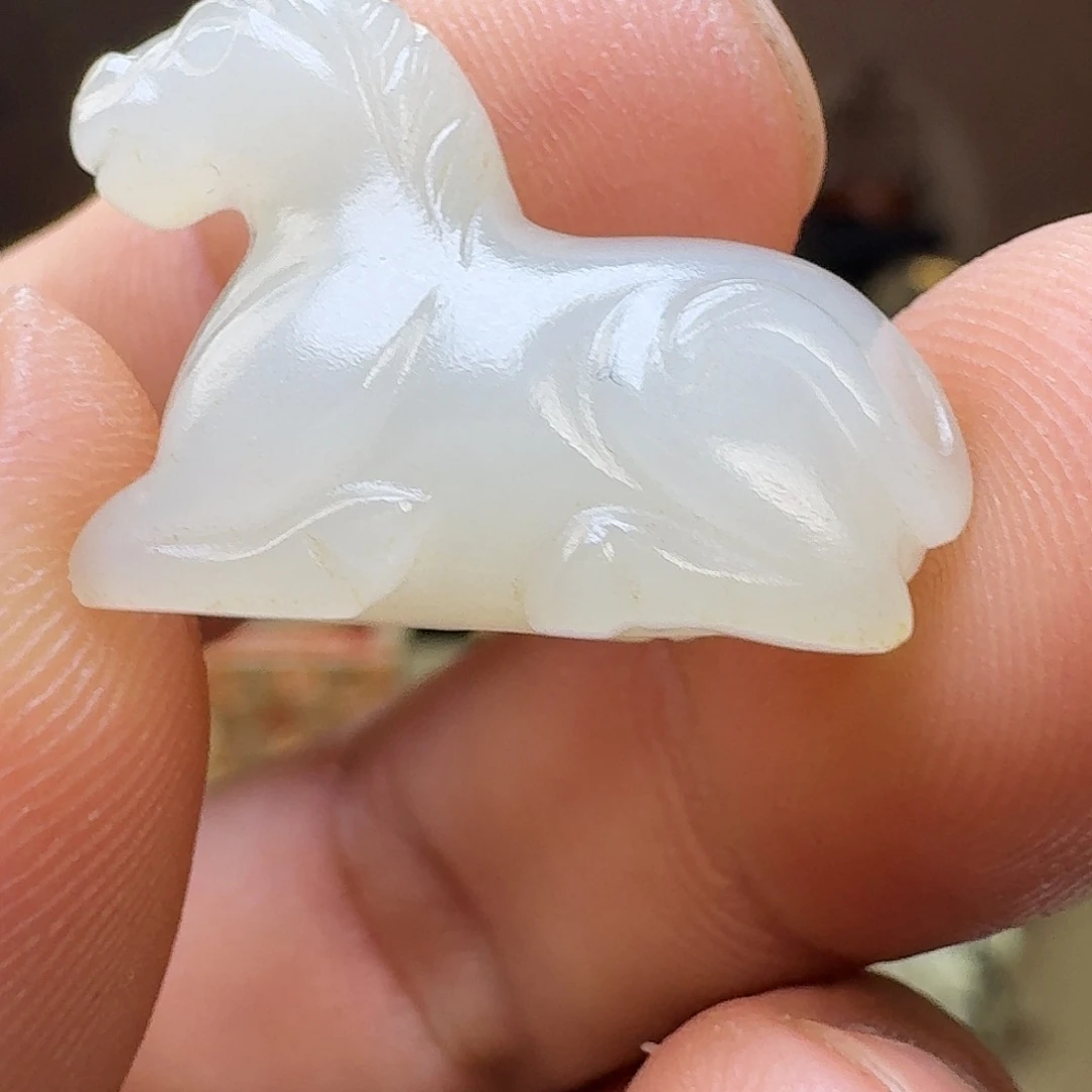 和田玉颈饰未镶嵌活**彩