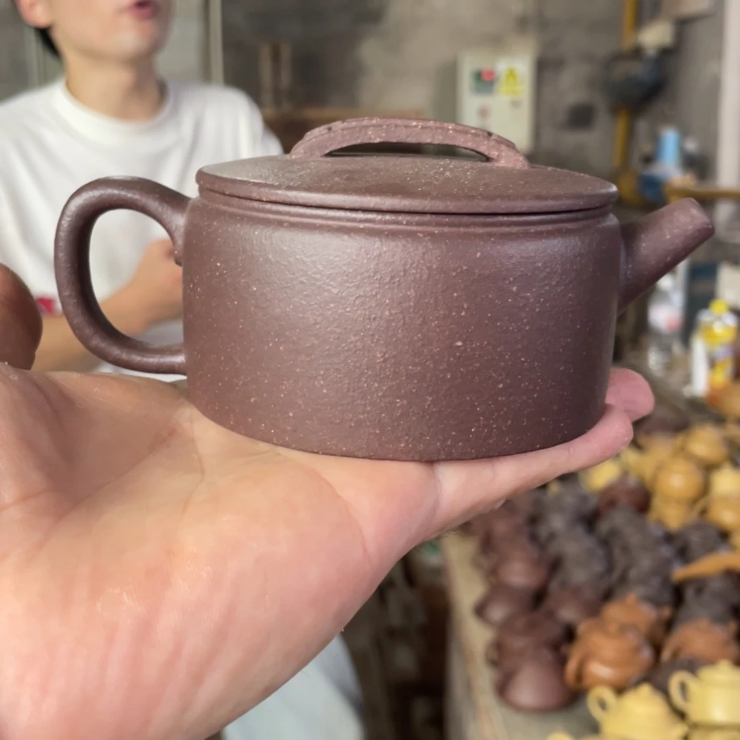茶壶紫砂CZP。 大水潭天青泥。汉瓦。200CC