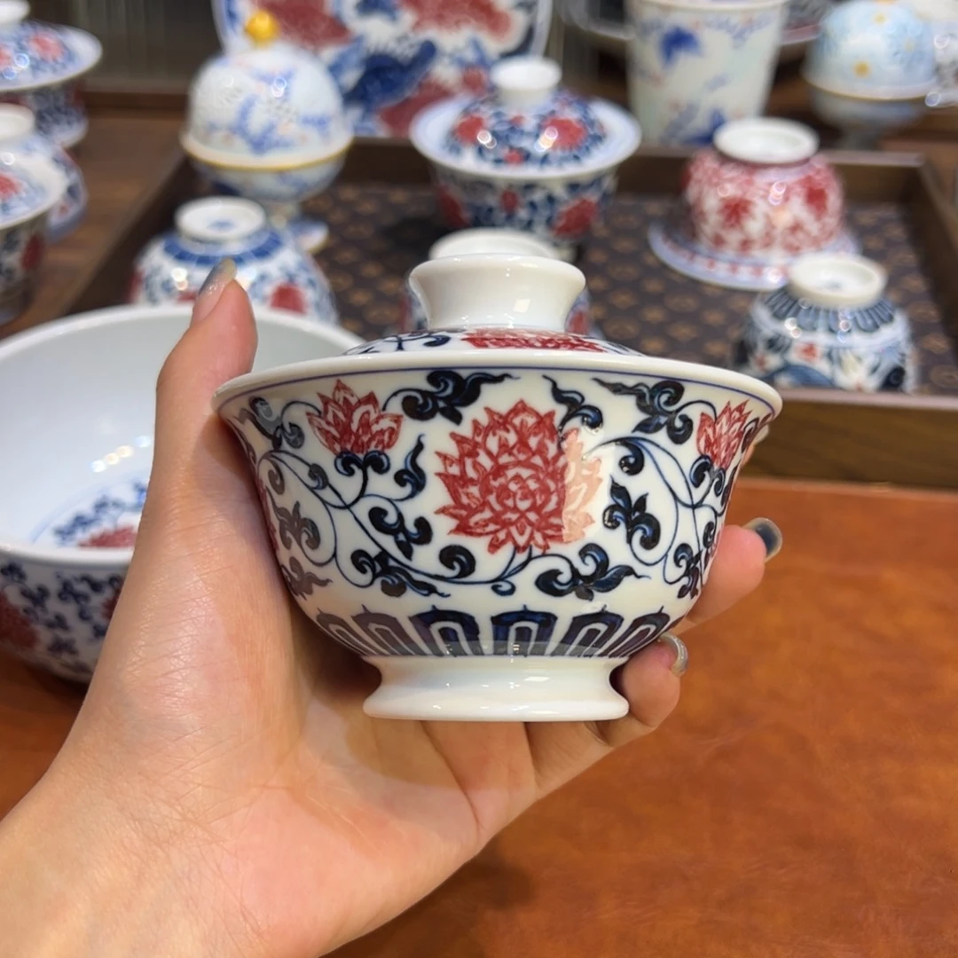 摆件陶瓷景德镇陶瓷茶器百宝箱