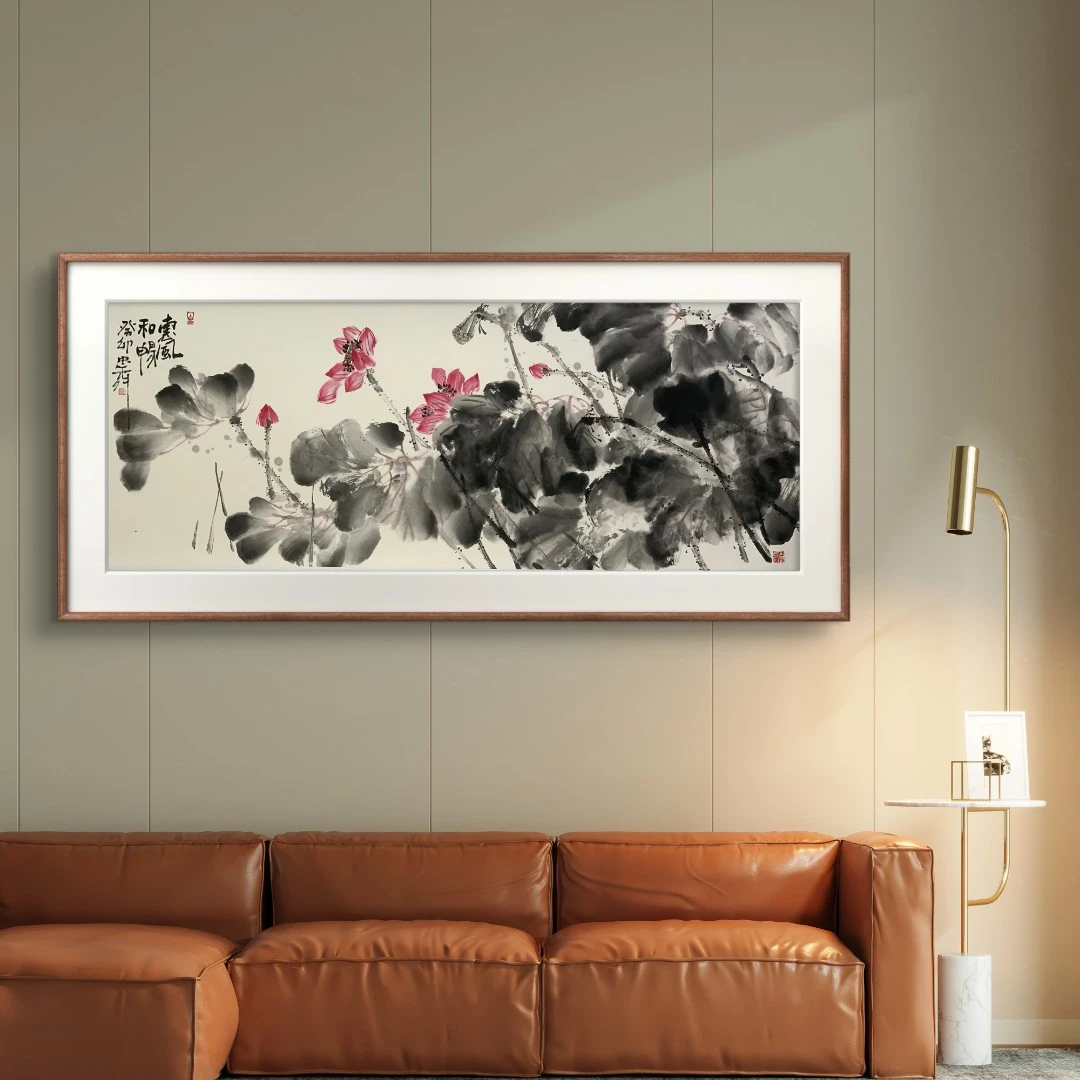 【聚优书画】廖忠柳小六尺×70花鸟沙发背景国画新款2025爆款