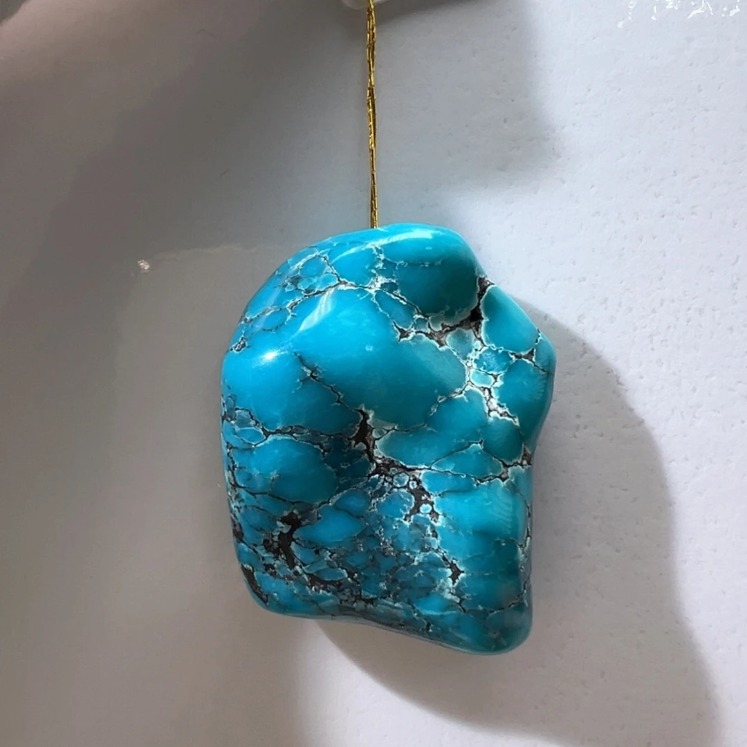 绿松石未镶嵌挂件