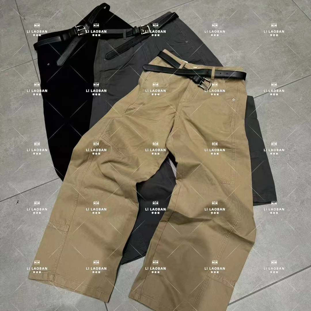 2025早秋复古设计感窄版工装裤（裤长105左右）