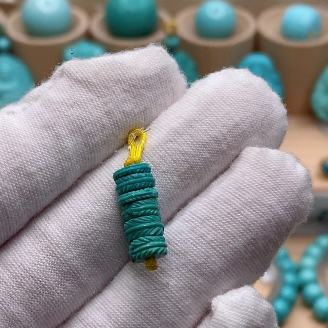 绿松石未镶嵌珠宝奇石6.5mm