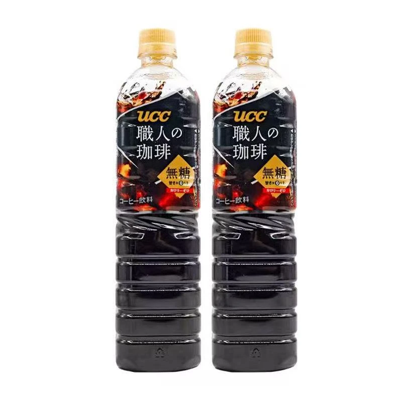 日本UCC职人咖啡纯黑咖啡无糖大瓶900ml*2瓶【保质期到2025/11/30】