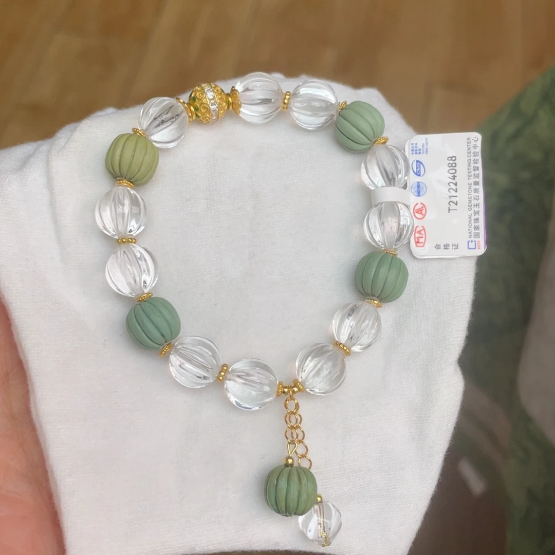 银S925镶嵌绿松石手链