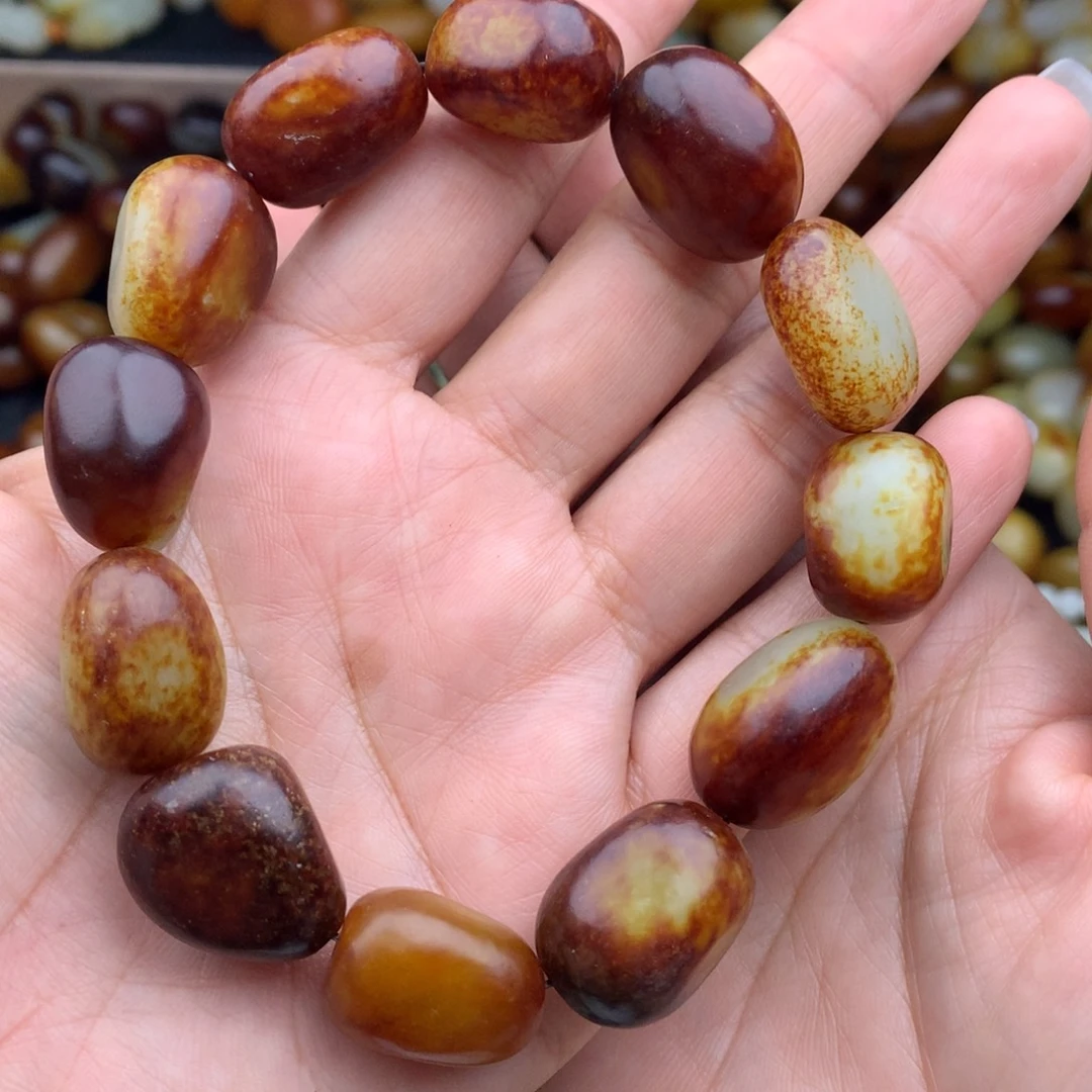 风***动和田玉未镶嵌颈饰