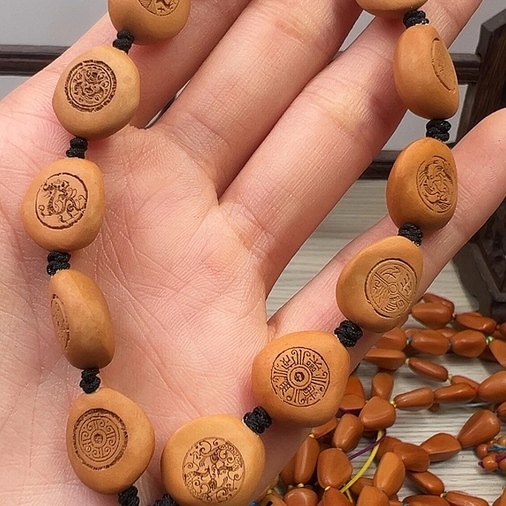 木质类松子瓦当手持手串