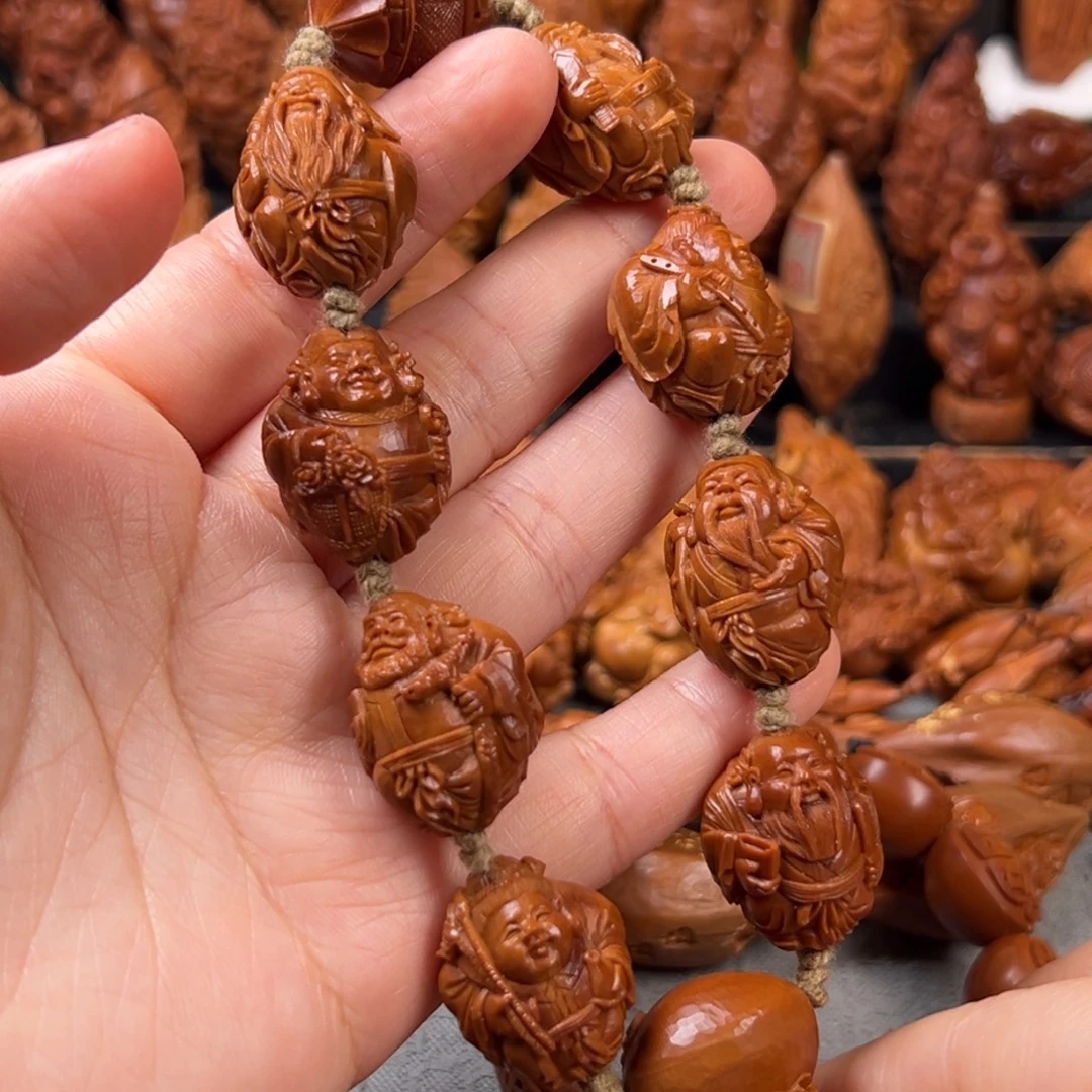 橄榄核手串/手链1.9铁盒 纯刀 八仙手窜