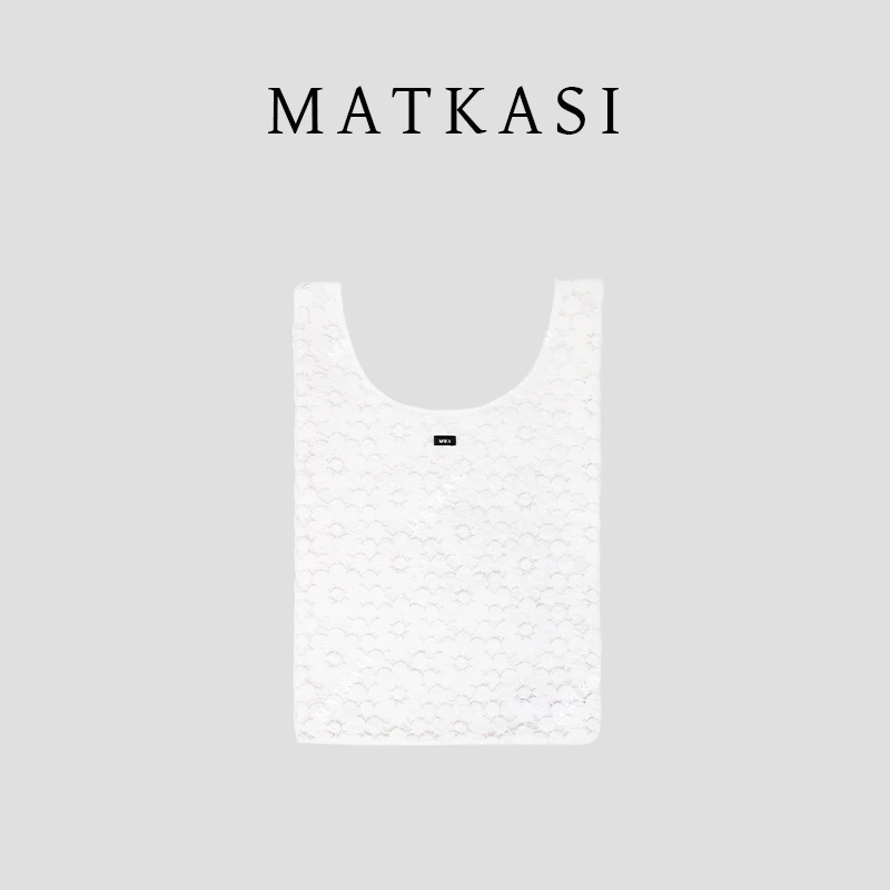 MATKASI U口精致感时尚百搭日常出街通勤气质单品花朵蕾丝包包