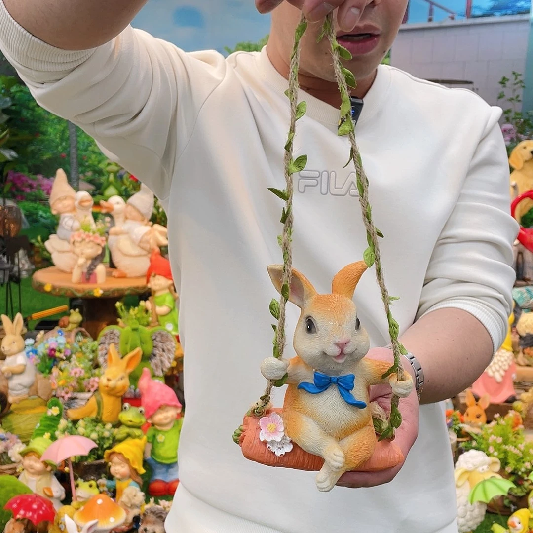 红陶花园庭院摆件