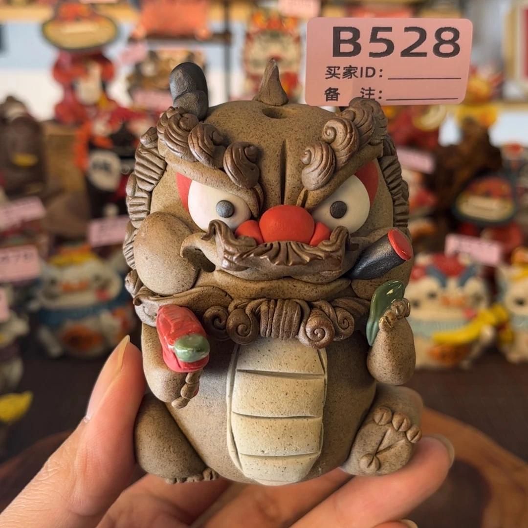 泥塑纯手工茶宠摆件