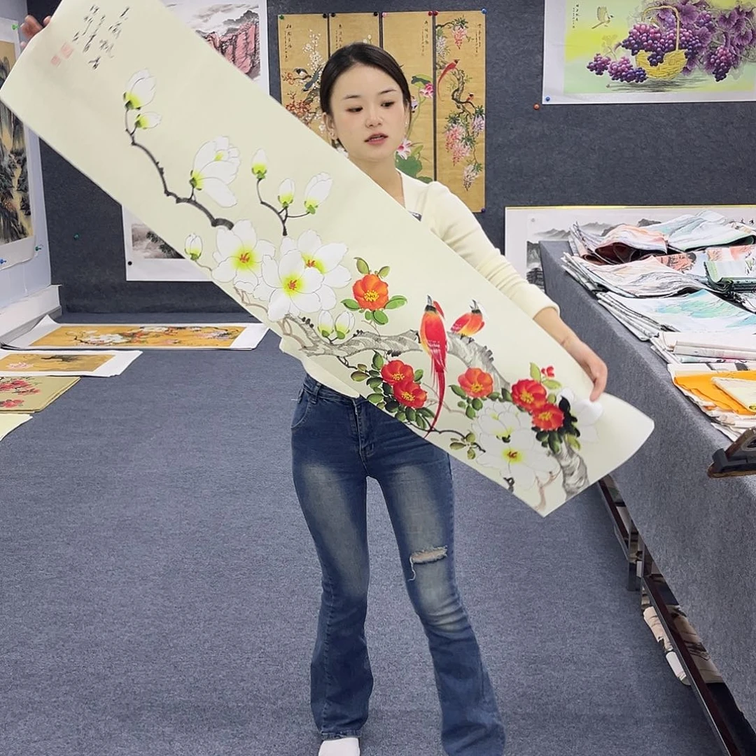 国画作品全场放漏
