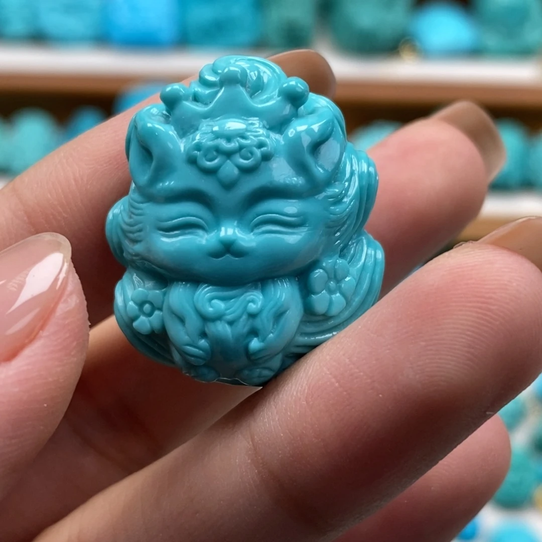 绿松石未镶嵌颈饰