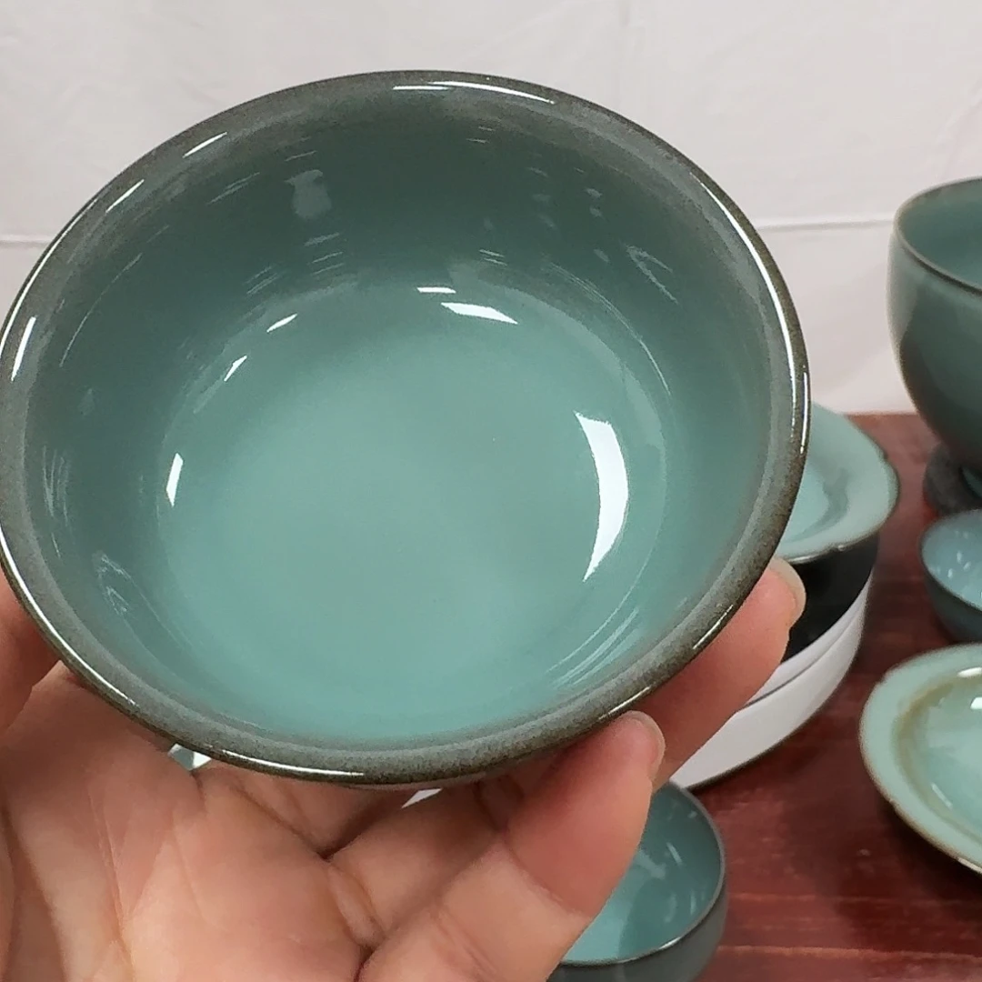 黑胎无片纹压手杯