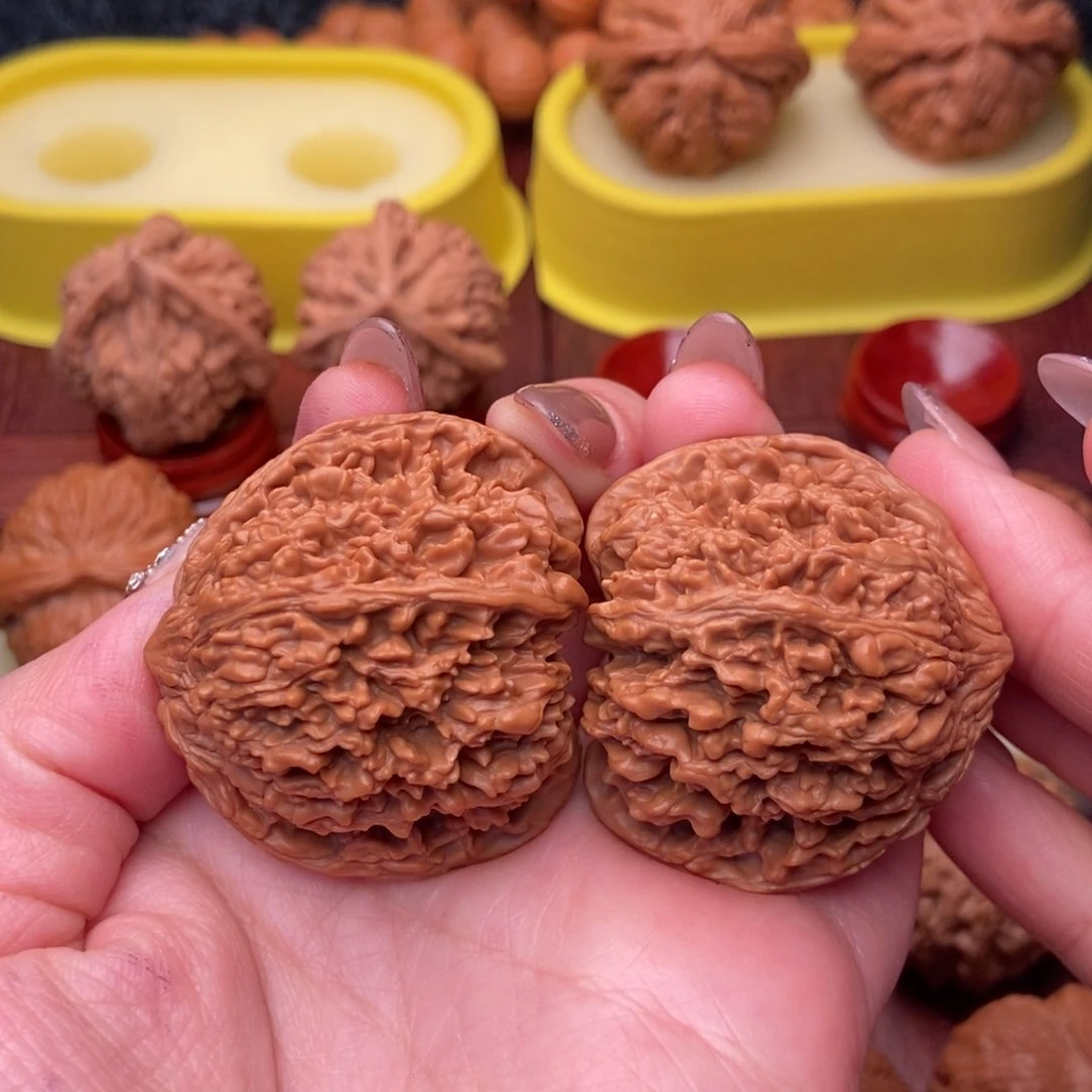 把件文玩核桃z*.42红皮 满天星