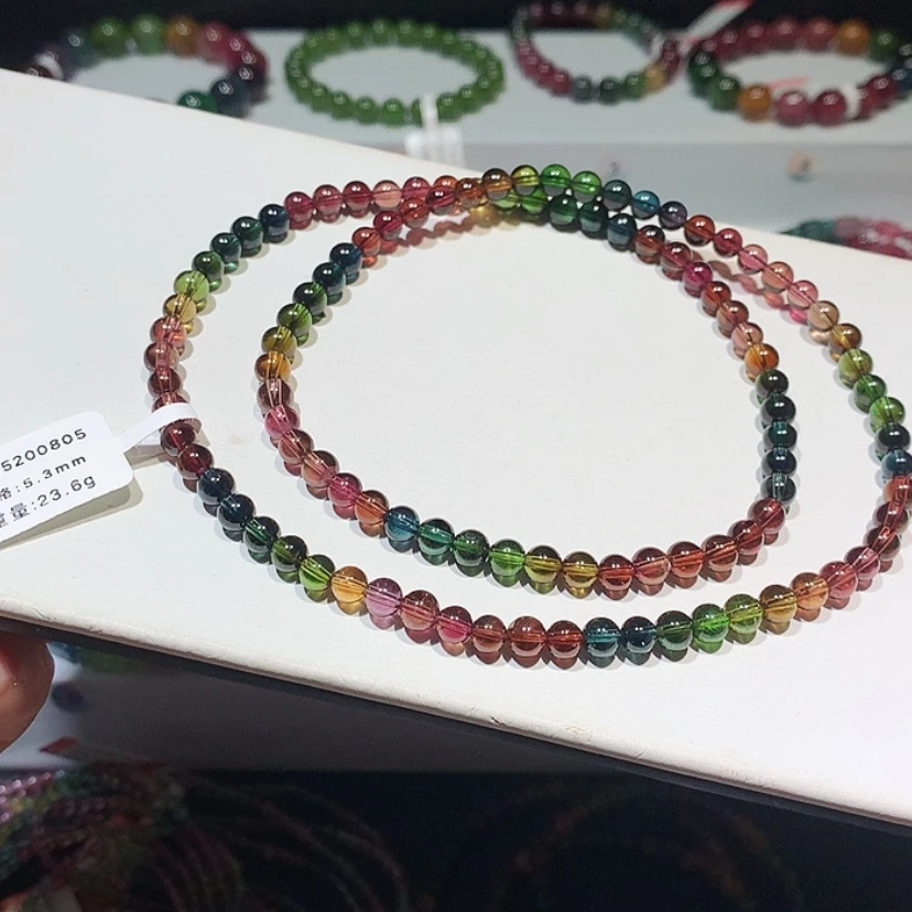 【闪购商品】手链未镶嵌碧玺老矿天然巴西碧玺手链