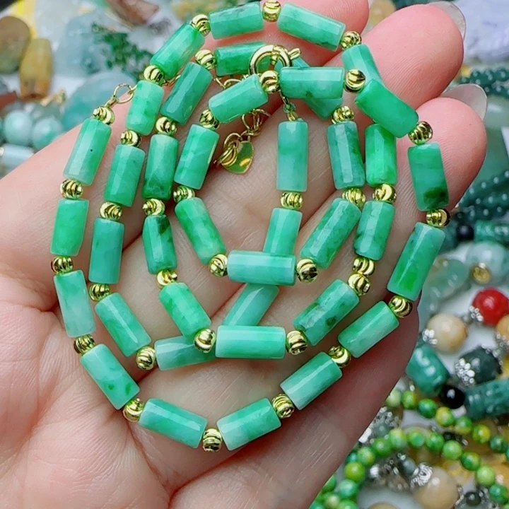 翡翠合金颈饰?****?天然A货