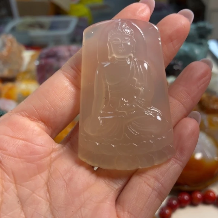 玛瑙/玉髓未镶嵌吊坠(不含链)