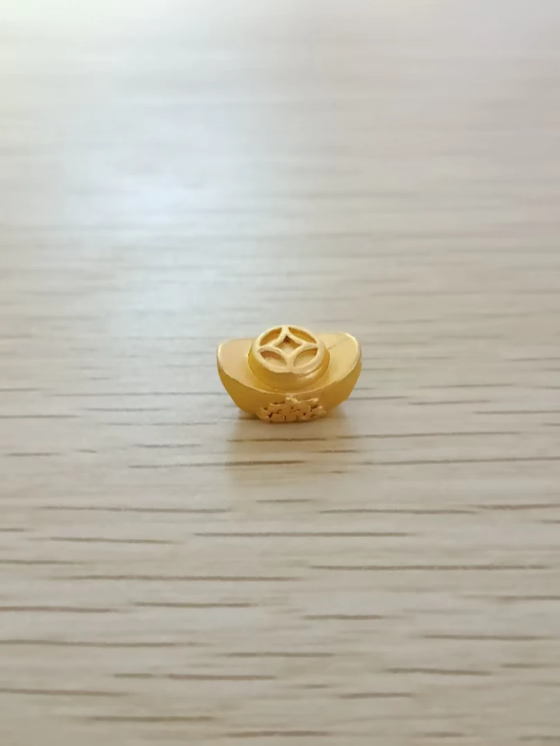 吊坠足银 【高定饰品】收藏级轻奢时尚高端设计黄色吊坠Zzh21915