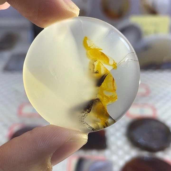 玛瑙/玉髓合金颈饰