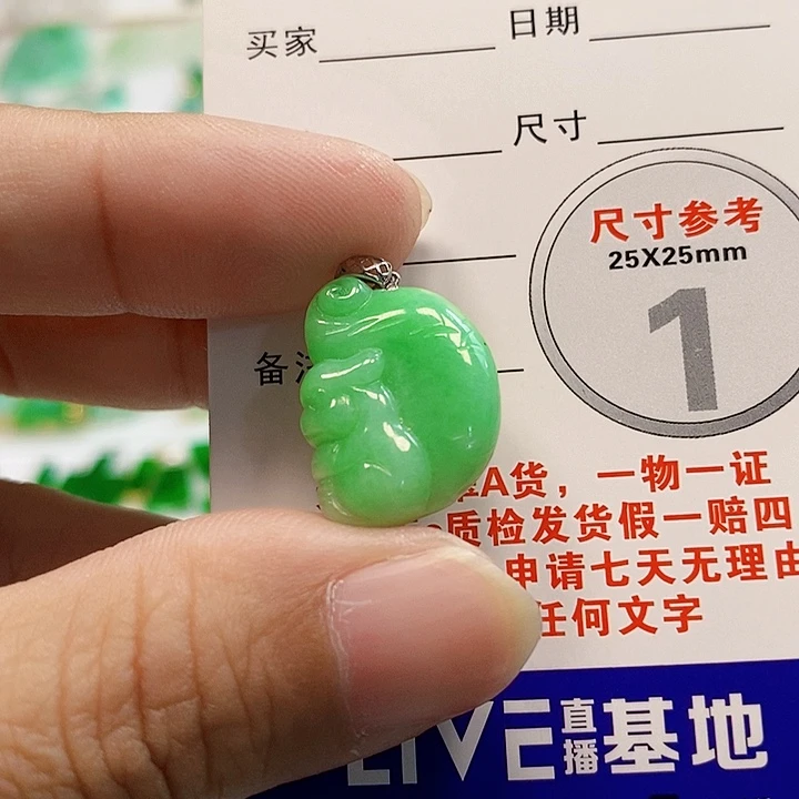 【闪购商品】翡翠颈饰18K金镶嵌日**星翡翠