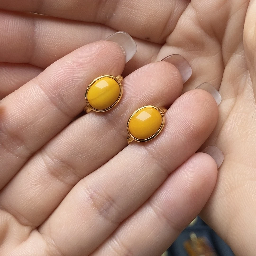 琥珀未镶嵌裸石成品