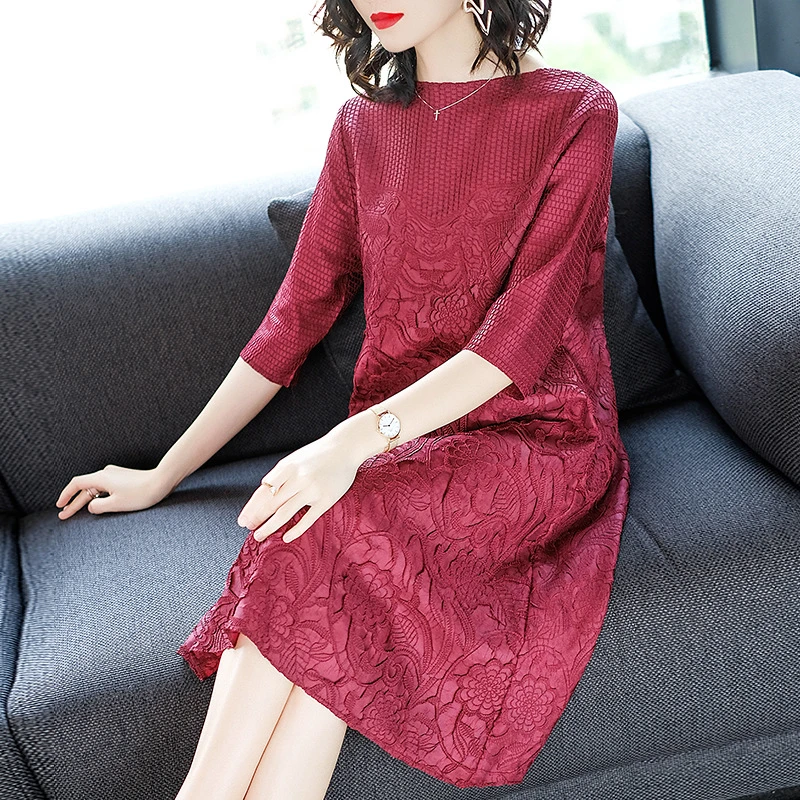 妈妈礼服结婚洋气年轻喜婆婆婚宴装喜妈妈礼服2025新款爆款