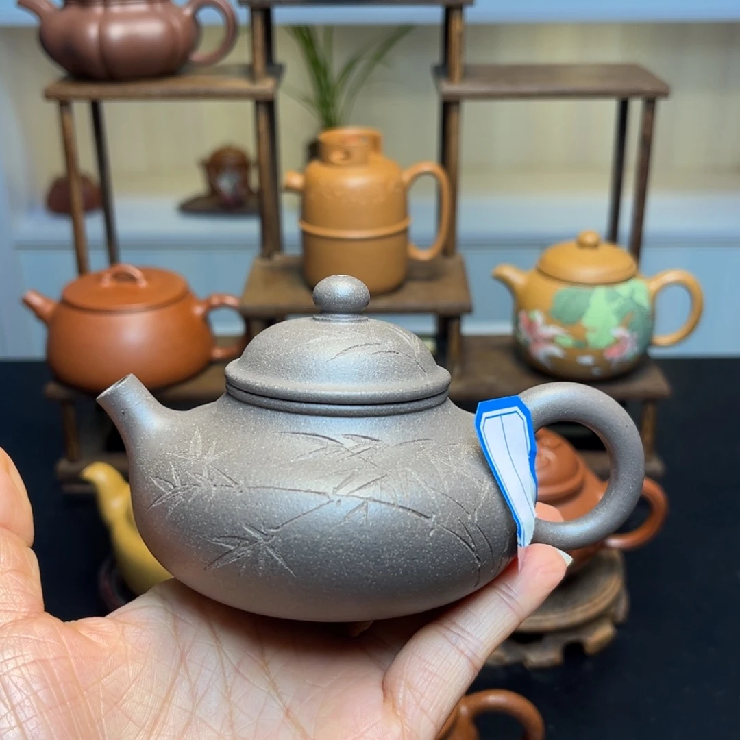 遇***…紫砂茶壶手工制作原矿紫砂