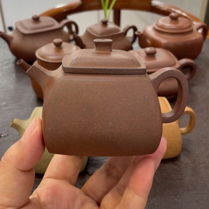 倚***渡茶壶紫砂小坦然4号井底槽清145cc