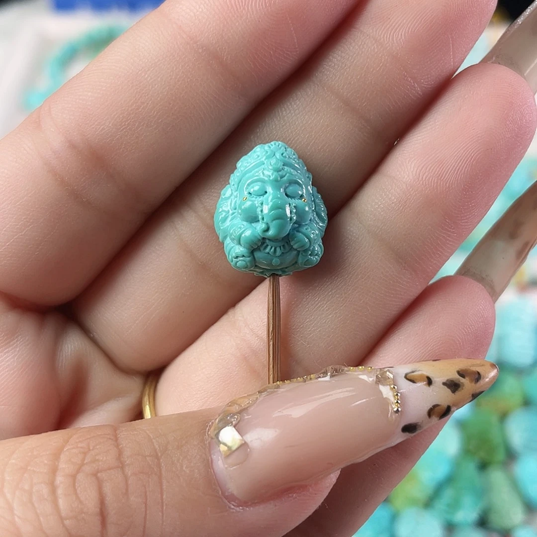 绿松石未镶嵌吊坠(不含链)