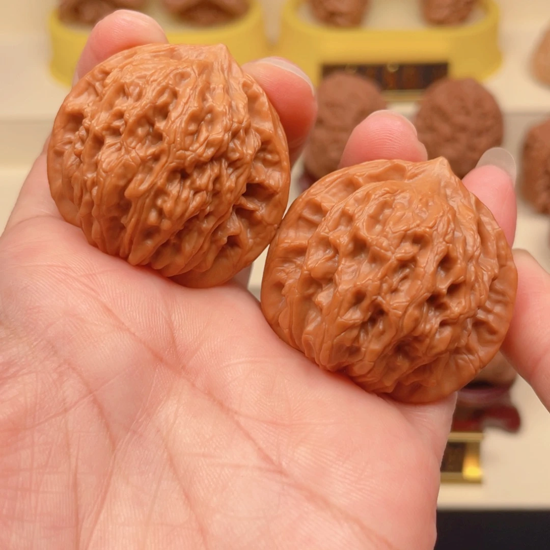 文玩核桃把件公帽40