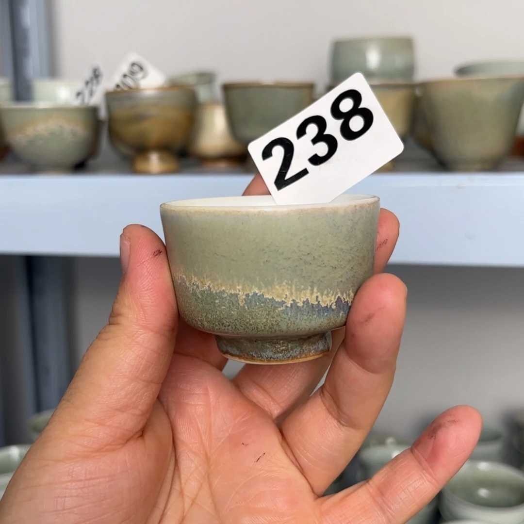瓷杯子多样性发货我们观山观水观自在