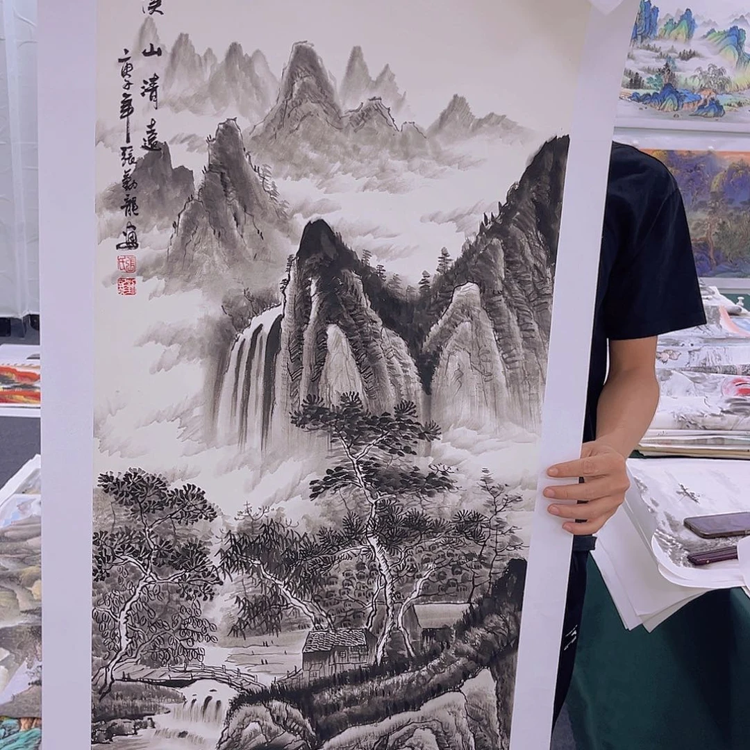 国画宣纸国画纯手绘作品