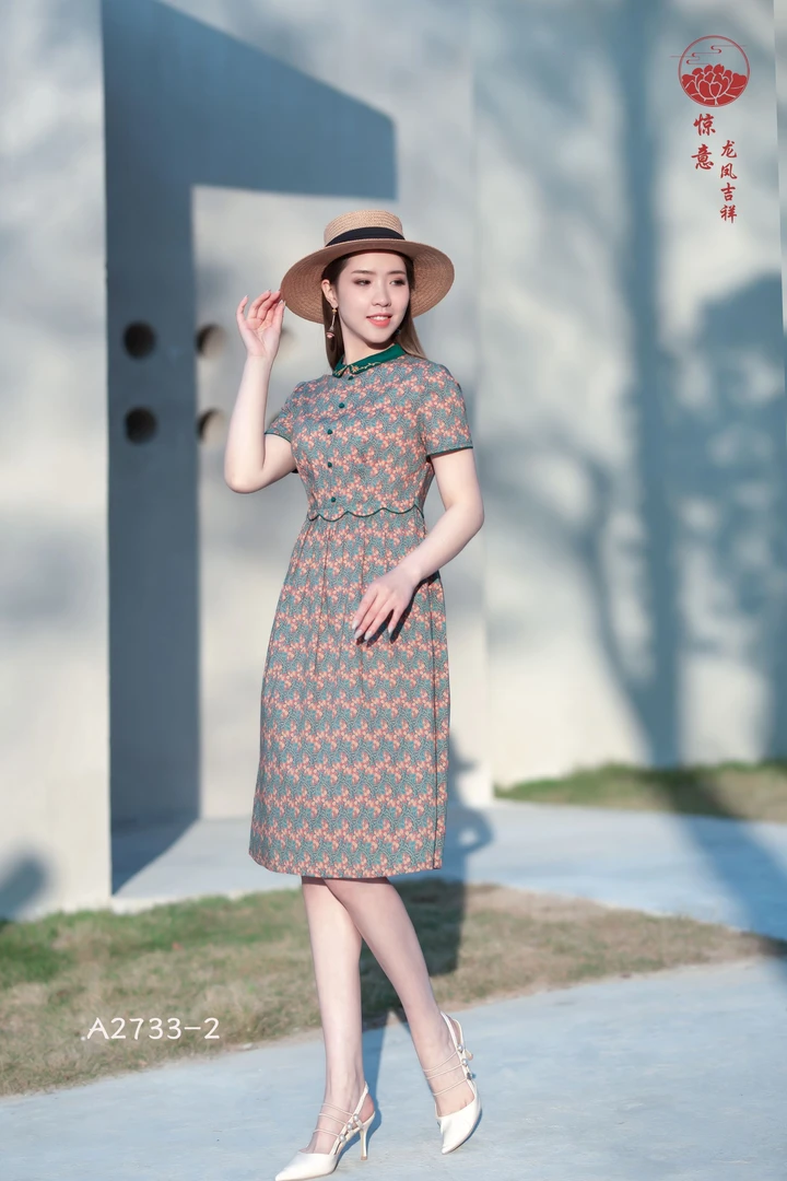 惊意  夏季气质女装连衣裙