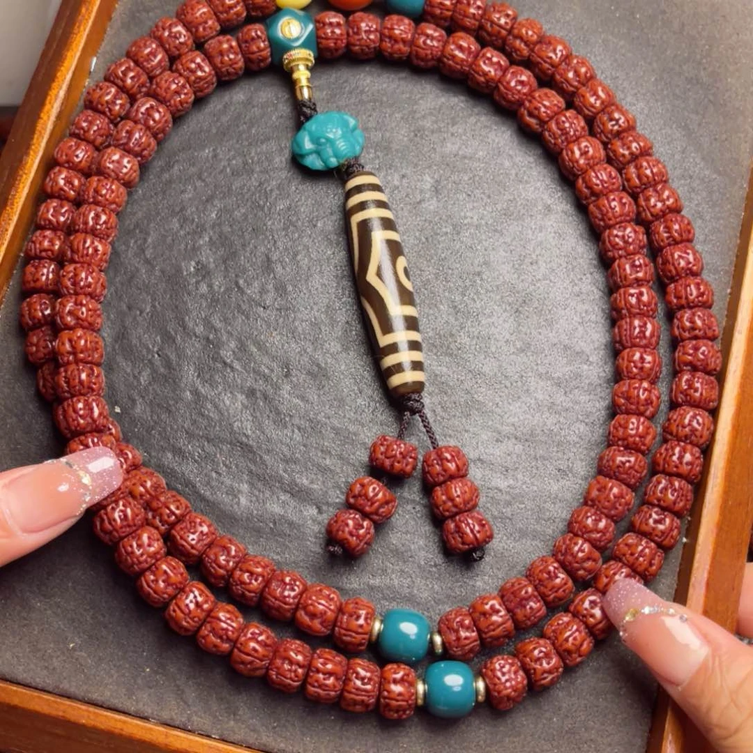 金刚菩提吊坠藏式直切一代龙