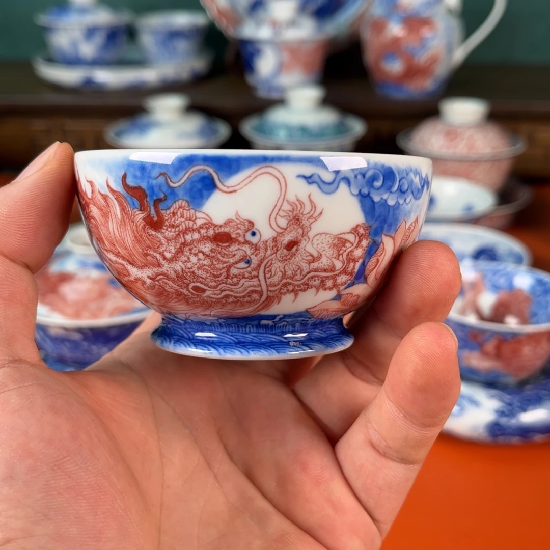 瓷片自成堂景德镇手工手绘