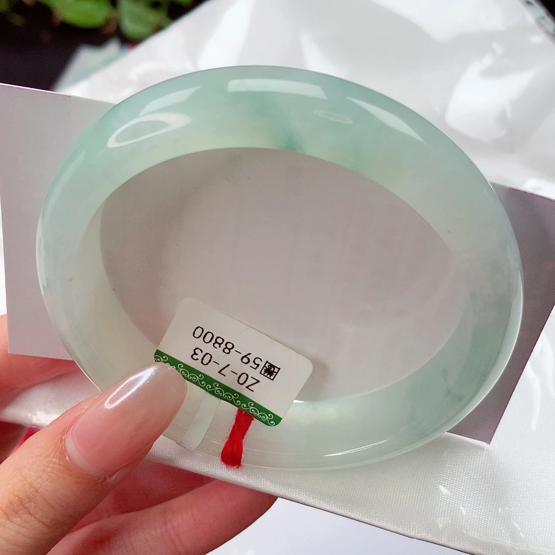 翡翠未镶嵌手镯缅甸天然a货翡翠手镯
