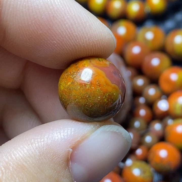 玛瑙/玉髓颈饰未镶嵌绿*灵