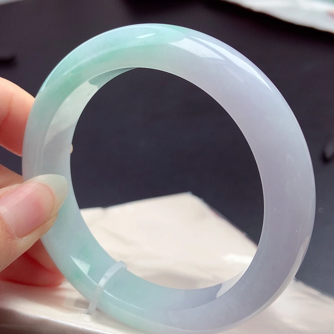 翡翠未镶嵌手镯58.8圈口