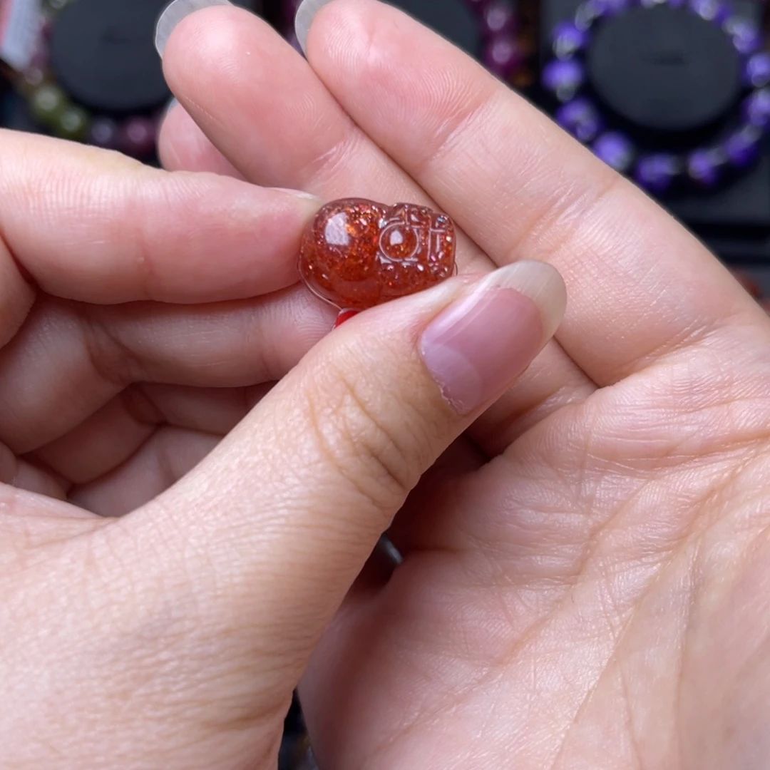 长石未镶嵌手链金太阳貔貅