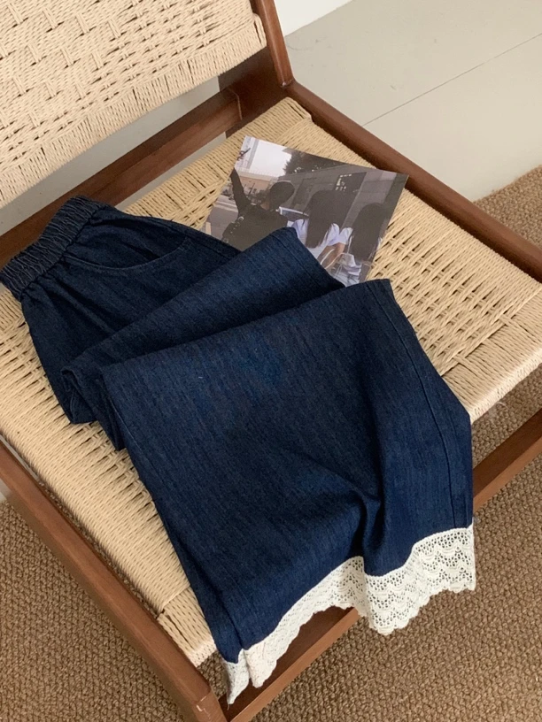 2805-8女装韩版时尚百搭牛仔裤90