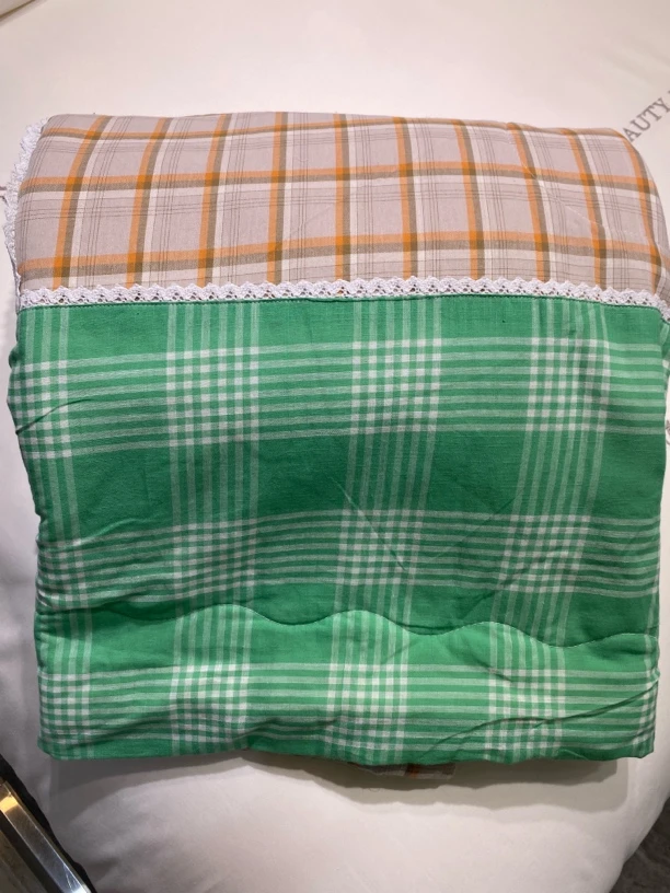 植森【外贸日系款绿格-夏被】200*230cm