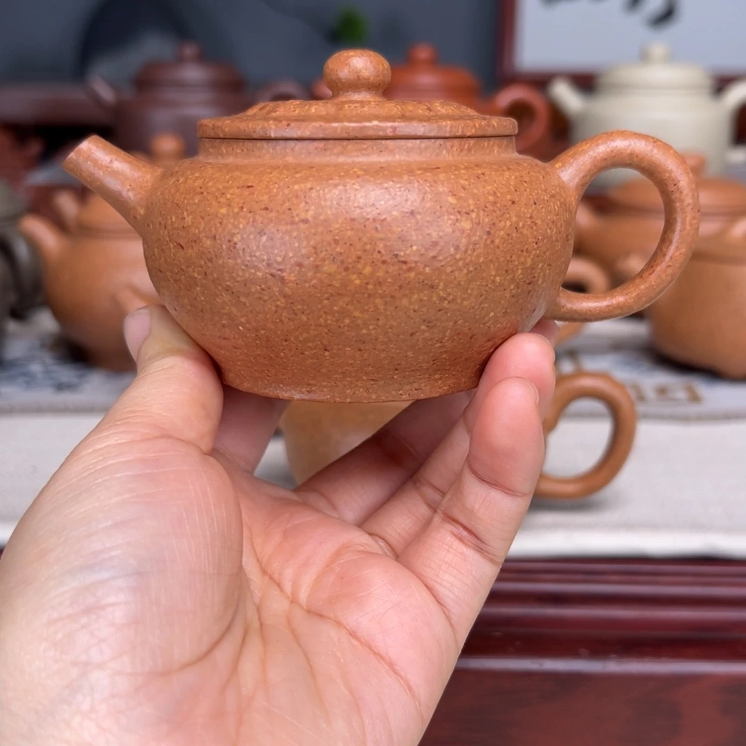紫砂茶壶梨皮黄的160