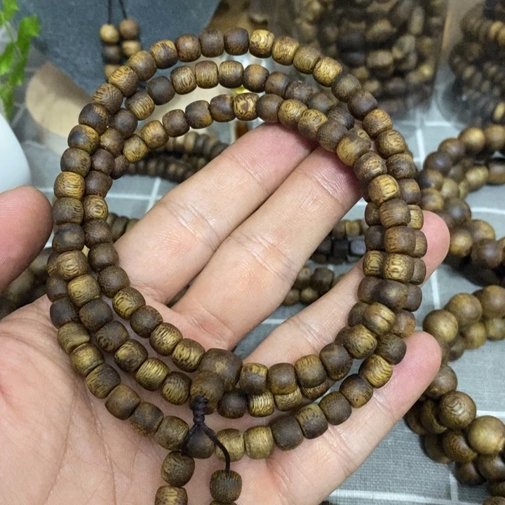 小***蓝手串沉香鼓珠108颗18颗7mm多样性发1