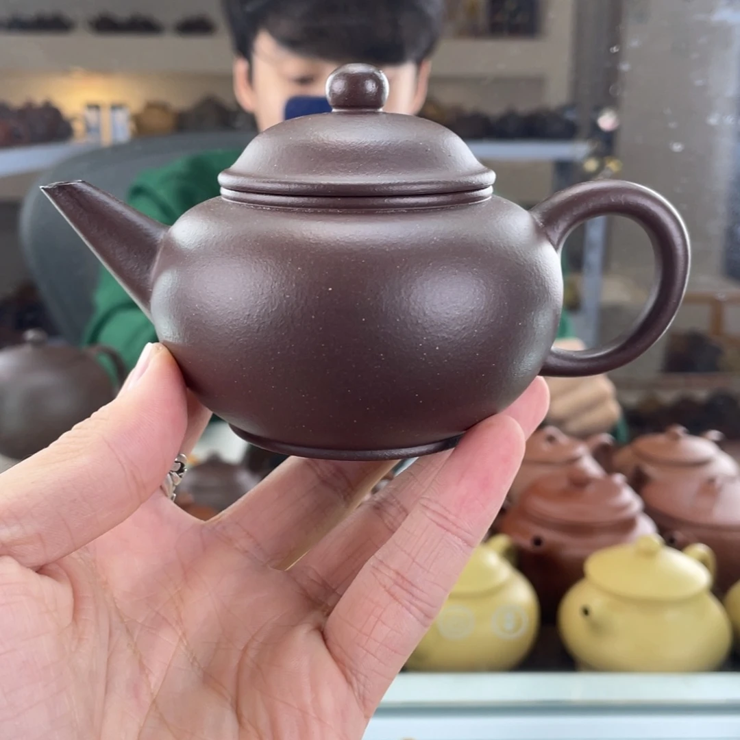 茶壶紫砂170cc大水潭底槽清茶壶