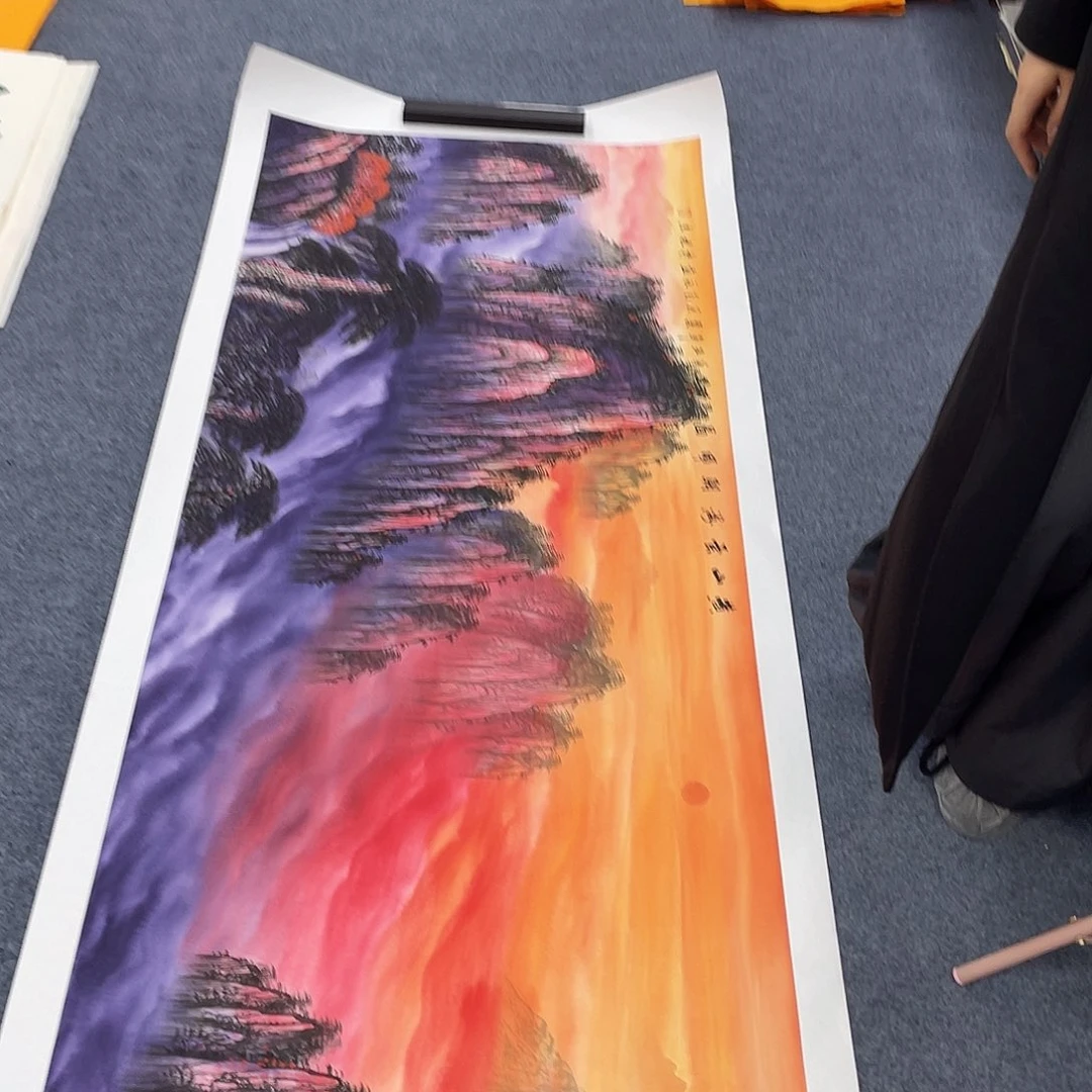 国国画作品小姐姐放漏…