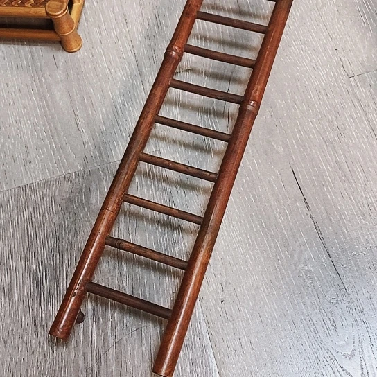 小***红竹制小梯子 小梯子