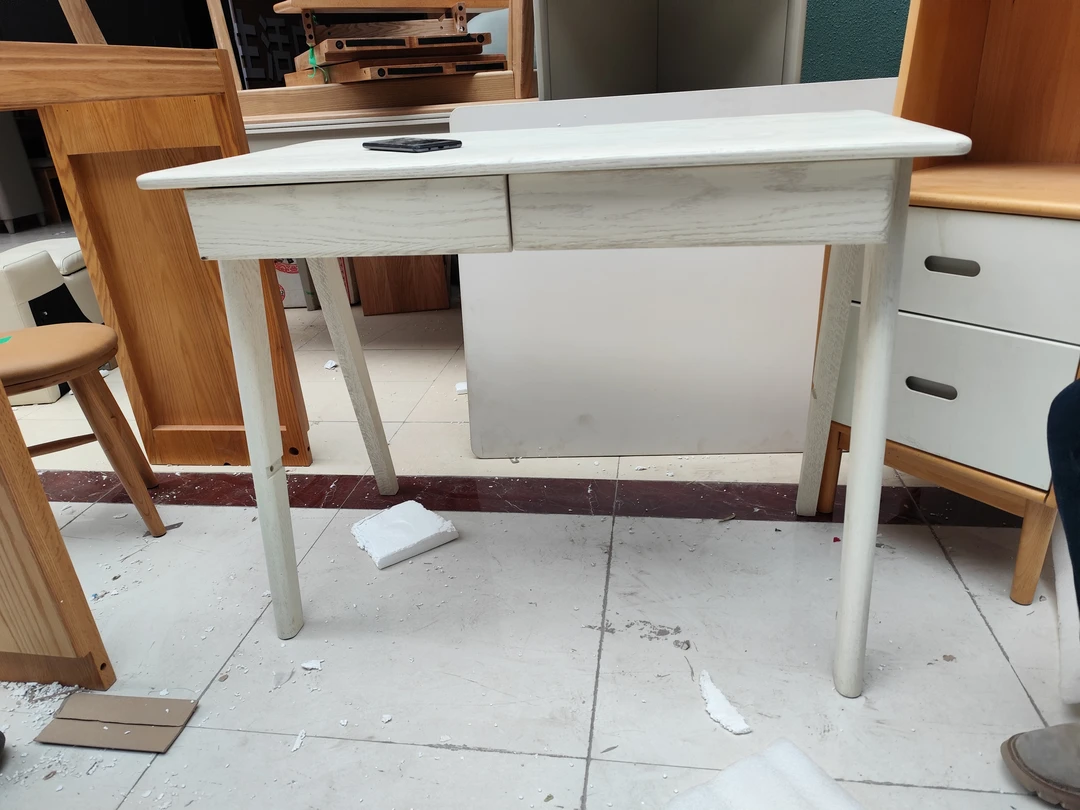 书桌 橡木 100*55*75 瑕疵无售后 yh8018