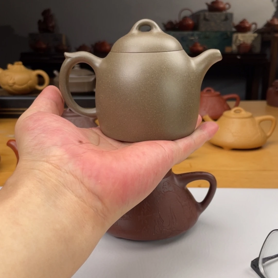 小***师紫砂宜兴紫砂宜兴紫砂壶半手工