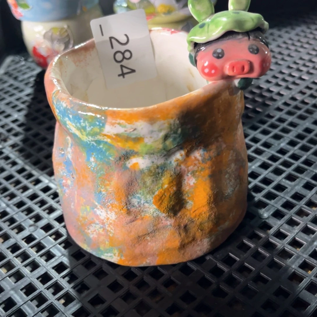 红陶丫*284花盆1个